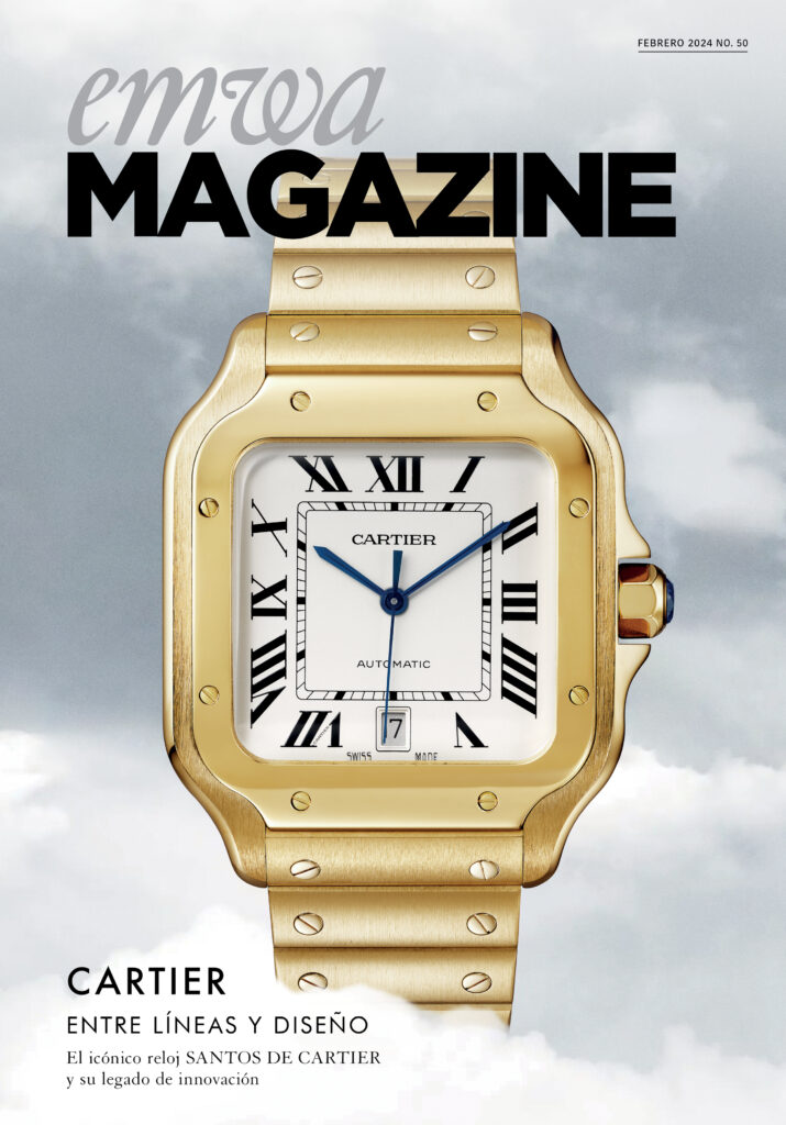 EMWA MAGAZINE Febrero 2024 Cartier, entre líneas y diseño. El icónico reloj SANTOS DE CARTIER y su legado de innovación.