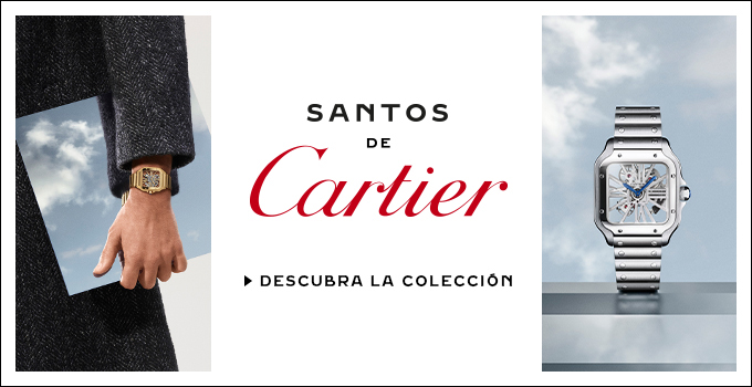 Descubra la colección de relojes Santos de Cartier en EMWA, distribuidor autorizado Cartier en México.