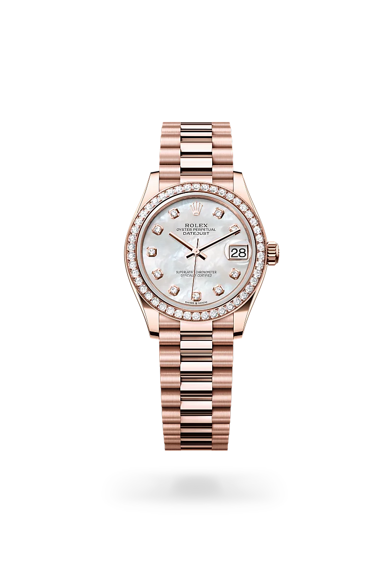 Rolex Datejust de Oro Everose de 18 quilates, M278285RBR-0005 - EMWA