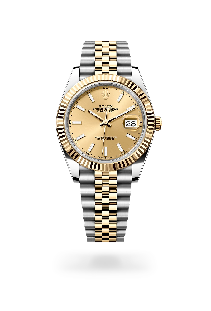 Rolex Datejust de Rolesor amarillo —combinación de acero Oystersteel y oro amarillo, M126333-0010 - EMWA