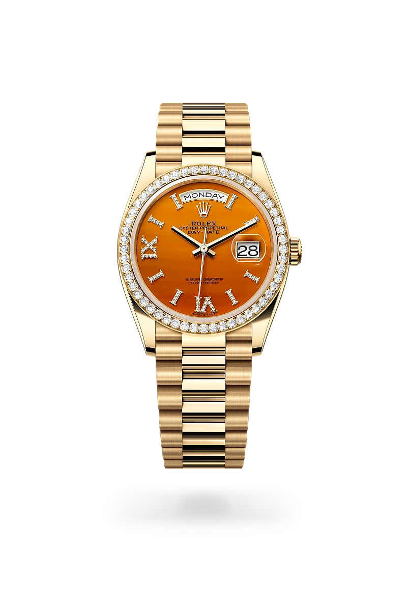 Rolex Day-Date de Oro amarillo de 18 quilates, M128348RBR-0049 - EMWA