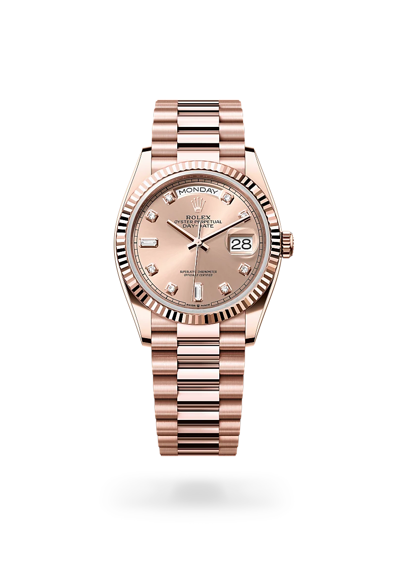 Rolex Day-Date de Oro Everose de 18 quilates, M128235-0009 - EMWA