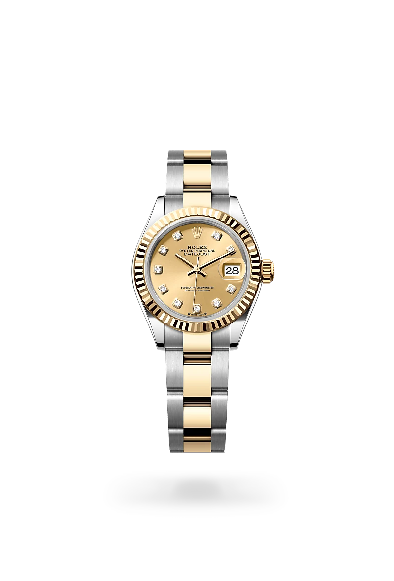 Rolex Lady-Datejust de Rolesor amarillo —combinación de acero Oystersteel y oro amarillo, M279173-0012 - EMWA