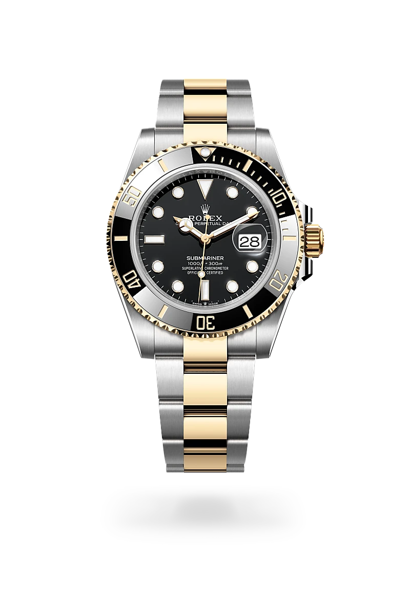 Rolex Submariner de Rolesor amarillo —combinación de acero Oystersteel y oro amarillo, M126613LN-0002 - EMWA