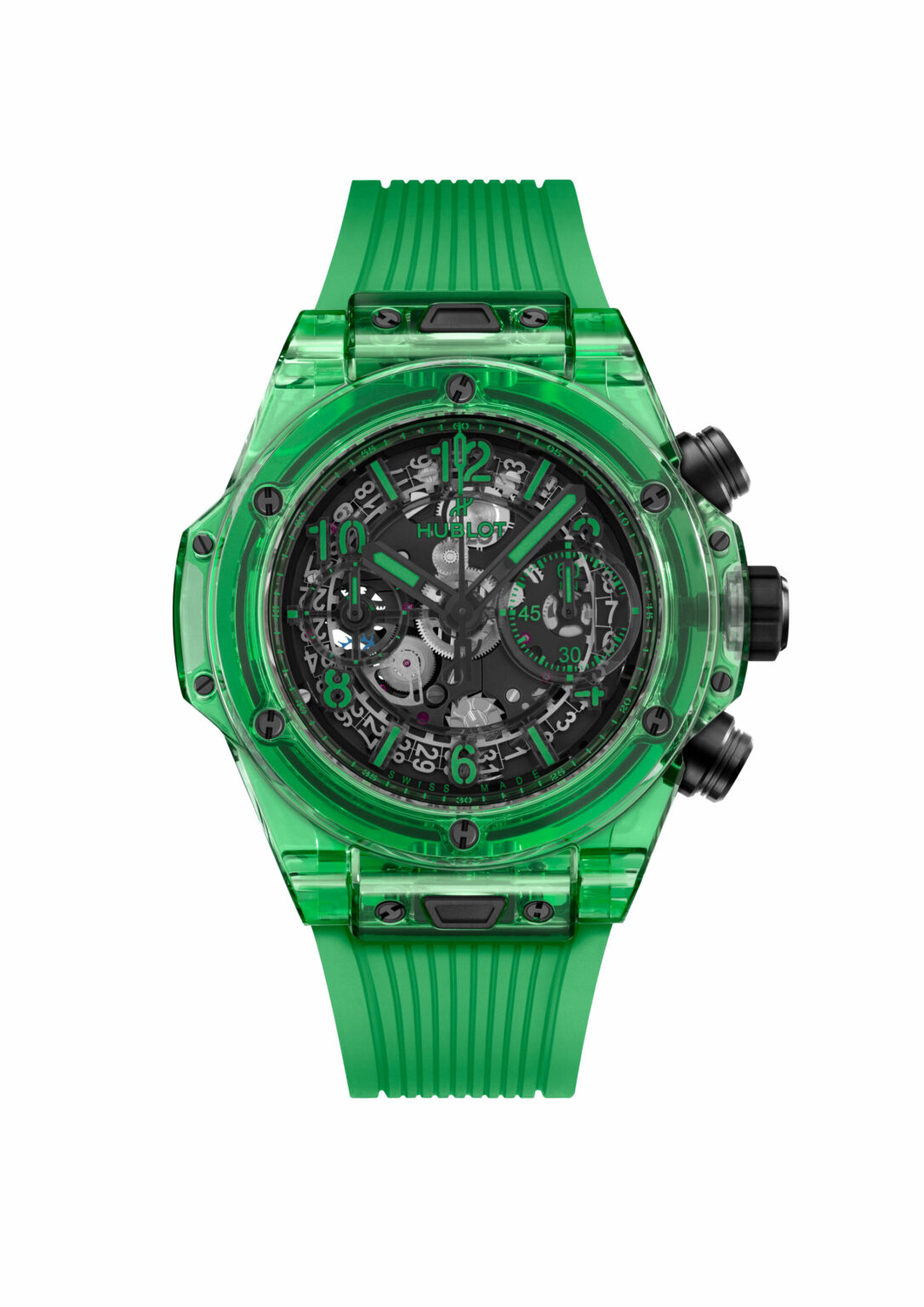 Hublot Big Bang Unico Green Saxem SAXEM verde pulido, esqueletado 441.JG.4990.RT