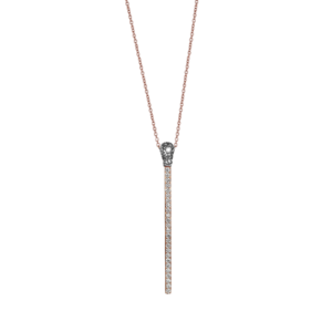 Jacob & Co. MATCH NECKLACE FULL PAVÉ Oro Rosa, Oro Blanco engastado con diamantes 92252278