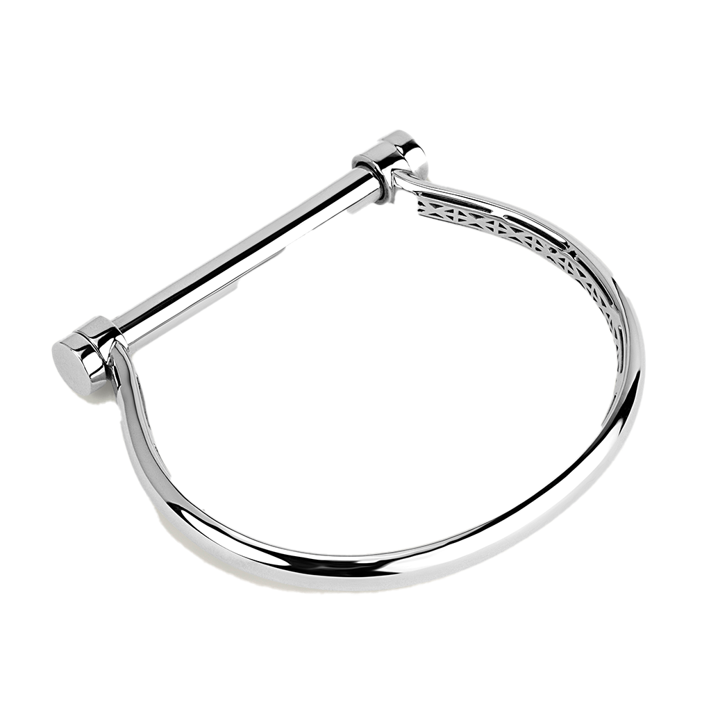 Jacob & Co. Estribo Bangle Oro Blanco Ref. 92354445