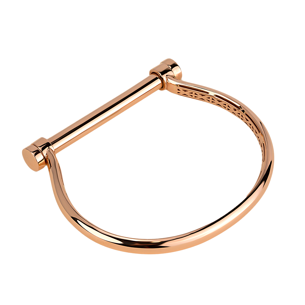 Jacob & Co. Estribo Bangle Oro Rosa Ref. 92354719