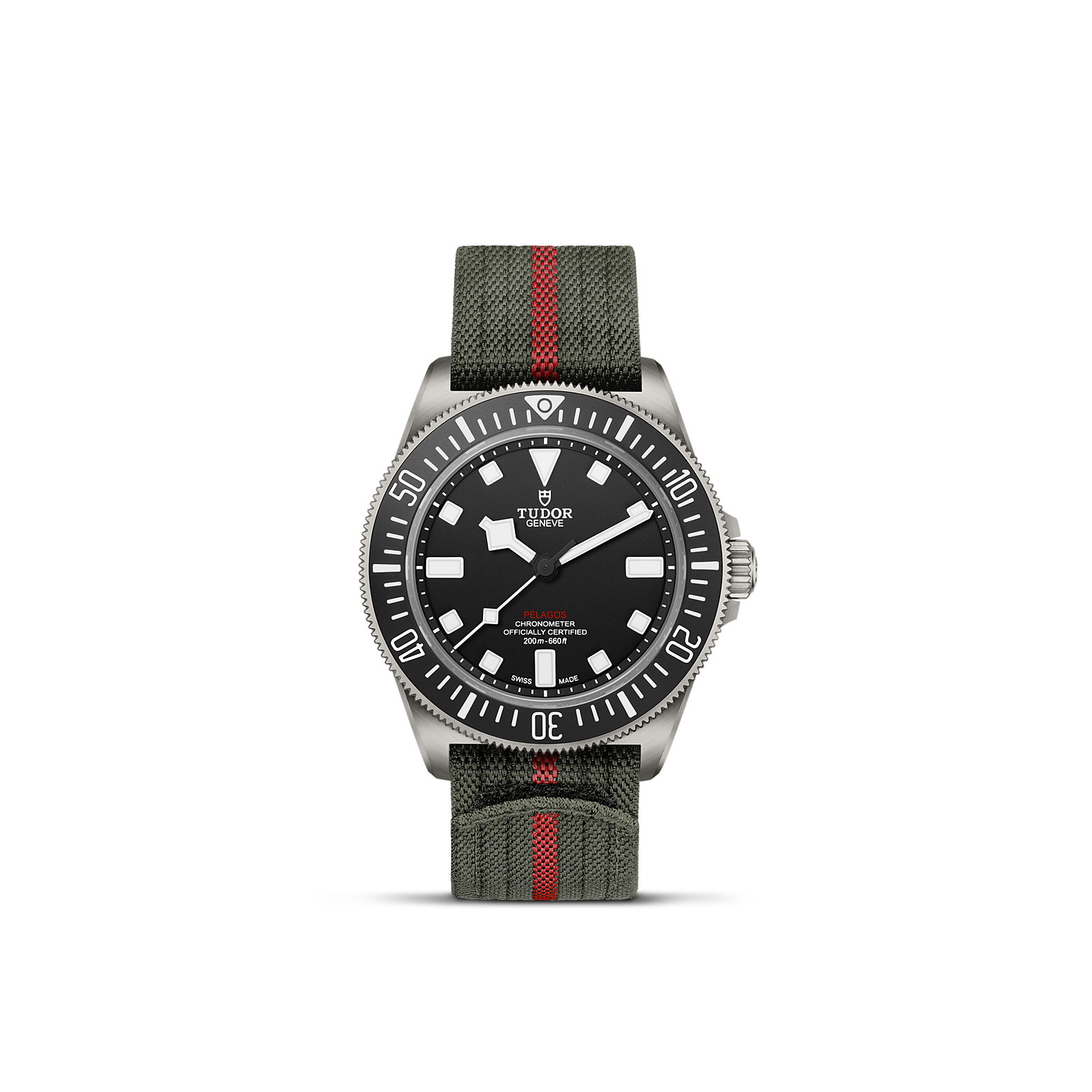 Tudor Pelagos FXD Bisel giratorio unidireccional, Correa de tejido M25717N-0001