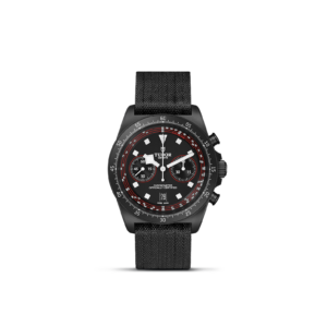 Tudor Pelagos FXD Chrono Bisel de titanio con disco de carbono negro, Correa de tejido negra M25827KN-0001