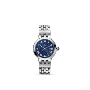 Tudor Clair de Rose Caja de acero de 30 mm, Esfera azul M35500-0009