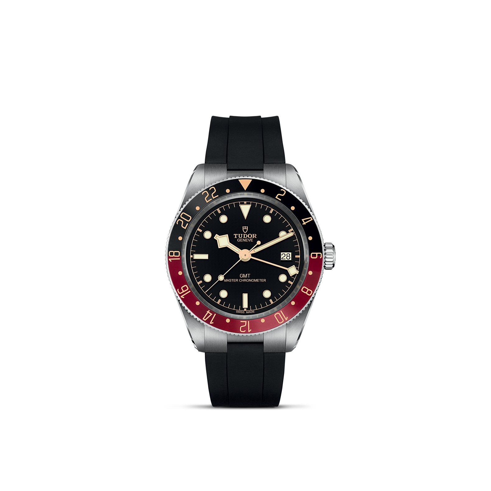 Tudor Black Bay 58 GMT Caja de acero de 39 mm, Correa de caucho M7939G1A0NRU-0002