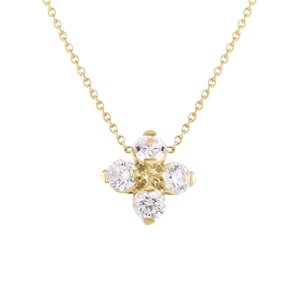 Roberto Coin, Collar de Oro Amarillo de 18 quilates, con 0.55 qt de diamantes Ref. 111465AYCHX0