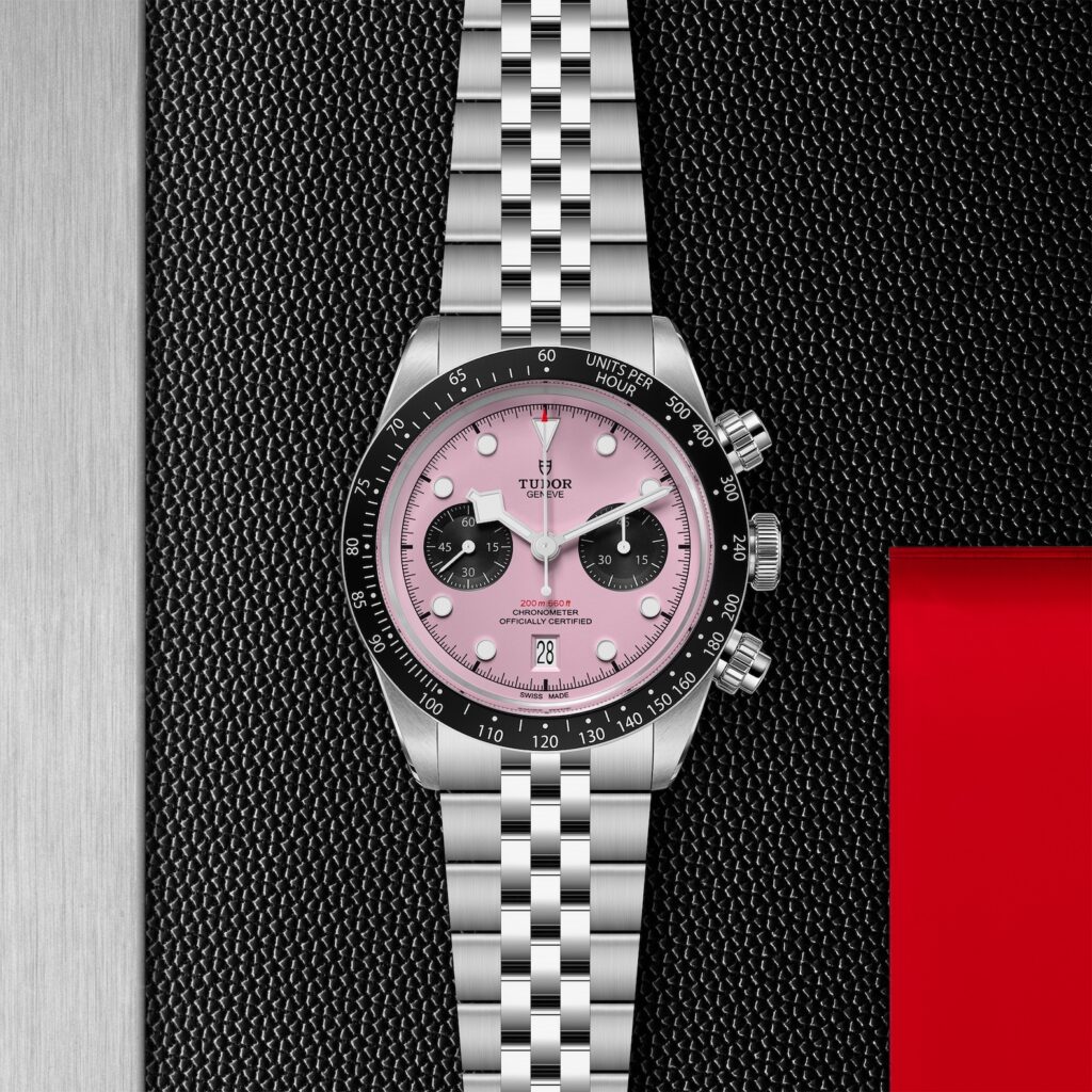 Reloj Tudor Black Bay Chrono Caja de acero de 41 mm, Esfera rosa M79360N-0019