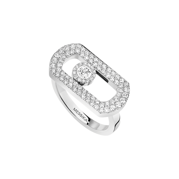 Anillo Messika So Move con Pavé de oro blanco con 0.60 qt de diamantes en EMWA. Ref: 12937-WG