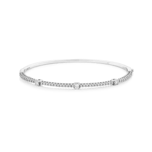 Brazalete con diamantes EMWA Joyas. Diamante corte brillante. Ref: DB73910R01WW