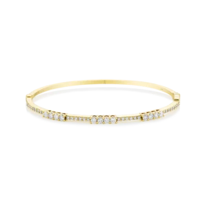 Brazalete con diamantes EMWA Joyas. Diamante corte brillante. Ref: DBG4637R01WH/Y