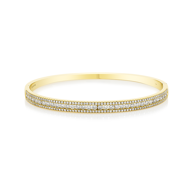 Brazalete con diamantes EMWA Joyas. Diamante corte brillante. Ref: DBM5379R01MHY