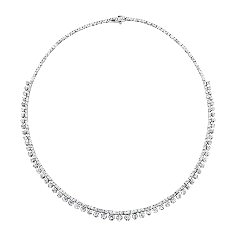 Gargantilla con diamantes EMWA Joyas. Diamantes corte brillante. Ref: DNF9050R01MHW