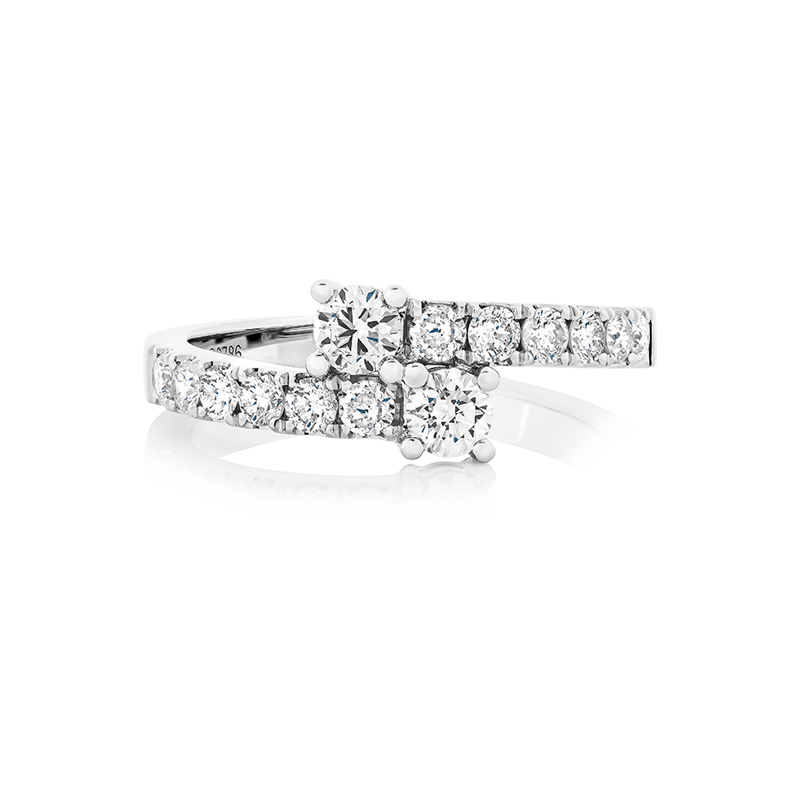 Anillo con diamantes EMWA Joyas. Diamantes corte brillante. Ref: DRF0366R01MHW