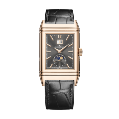 Reloj Jaeger-LeCoultre Reverso Tribute Nonantieme "Enamel" en EMWA. Caja de Oro Rosa, calibre manual. Ref: Q71125E1