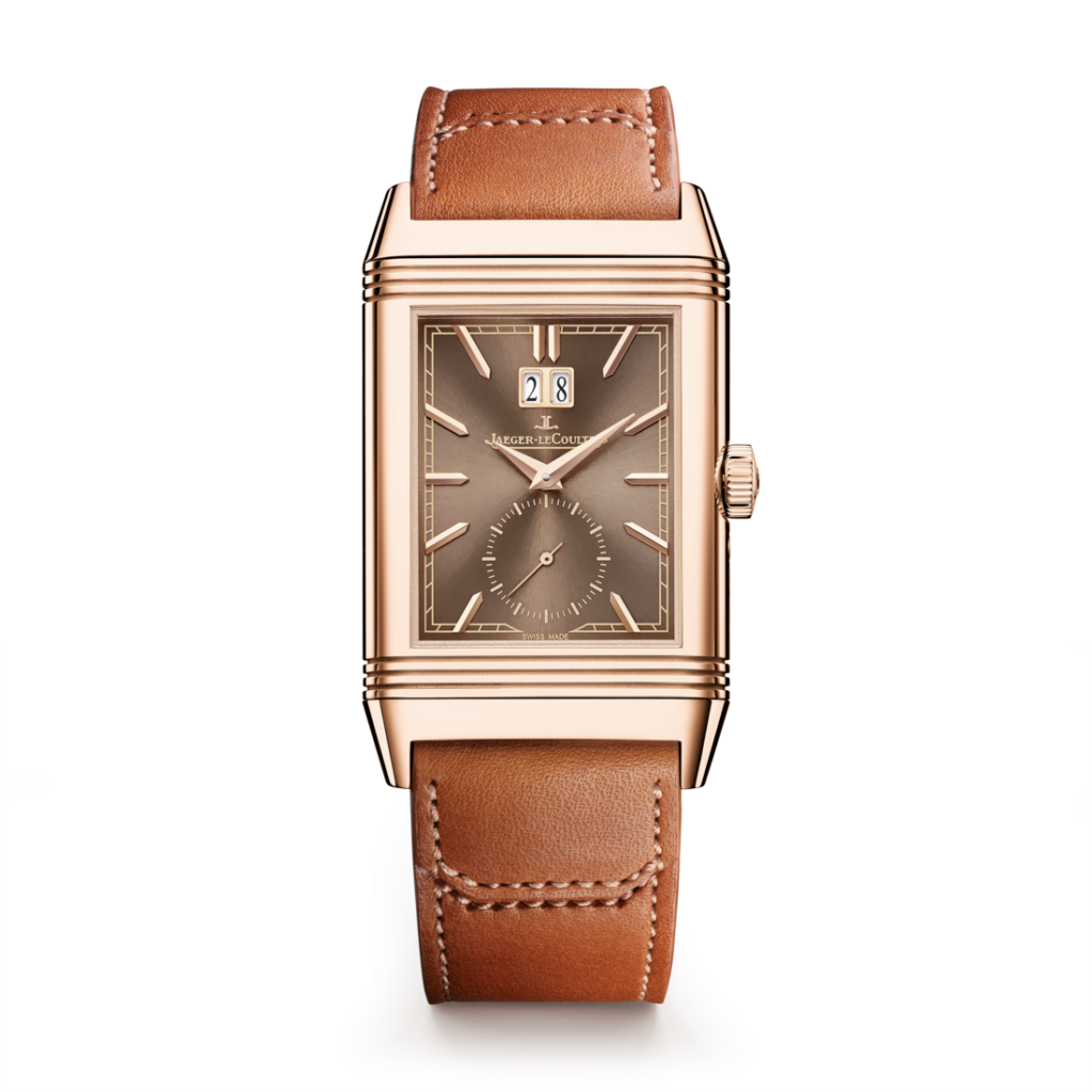 Reloj Jaeger-LeCoultre Reverso Tribute Geographic Gold en EMWA. 49.4 x 29.9 mm - Oro rosa - Manual, cuerda manual. Ref: Q714256J