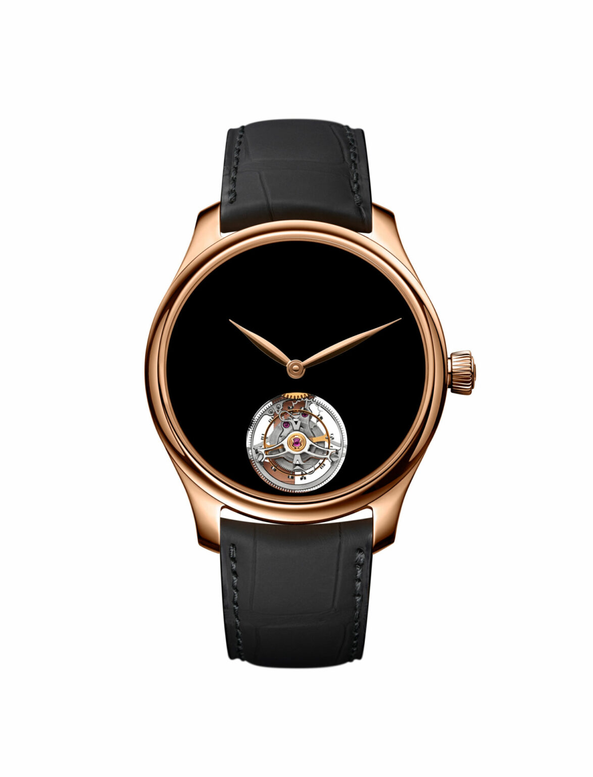Reloj Endeavour Tourbillon Concept Vantablack® de H. Moser & Cie en EMWA. Caja de Oro Rojo de 40 mm, Movimiento Automático. Ref: 1804-0403