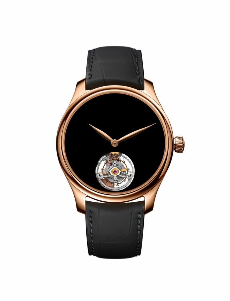 Reloj Endeavour Tourbillon Concept Vantablack® de H. Moser & Cie en EMWA. Caja de Oro Rojo de 40 mm, Movimiento Automático. Ref: 1804-0403