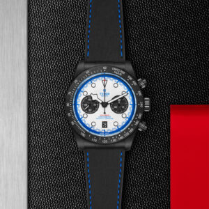 Reloj Tudor Black Bay Chrono en EMWA. 42mm caja de fibra de carbón negra, esfera “Racing white”. Ref: M79377KN-0001