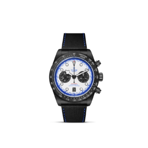 Reloj Tudor Black Bay Chrono en EMWA. 42mm caja de fibra de carbón negra, esfera “Racing white”. Ref: M79377KN-0001