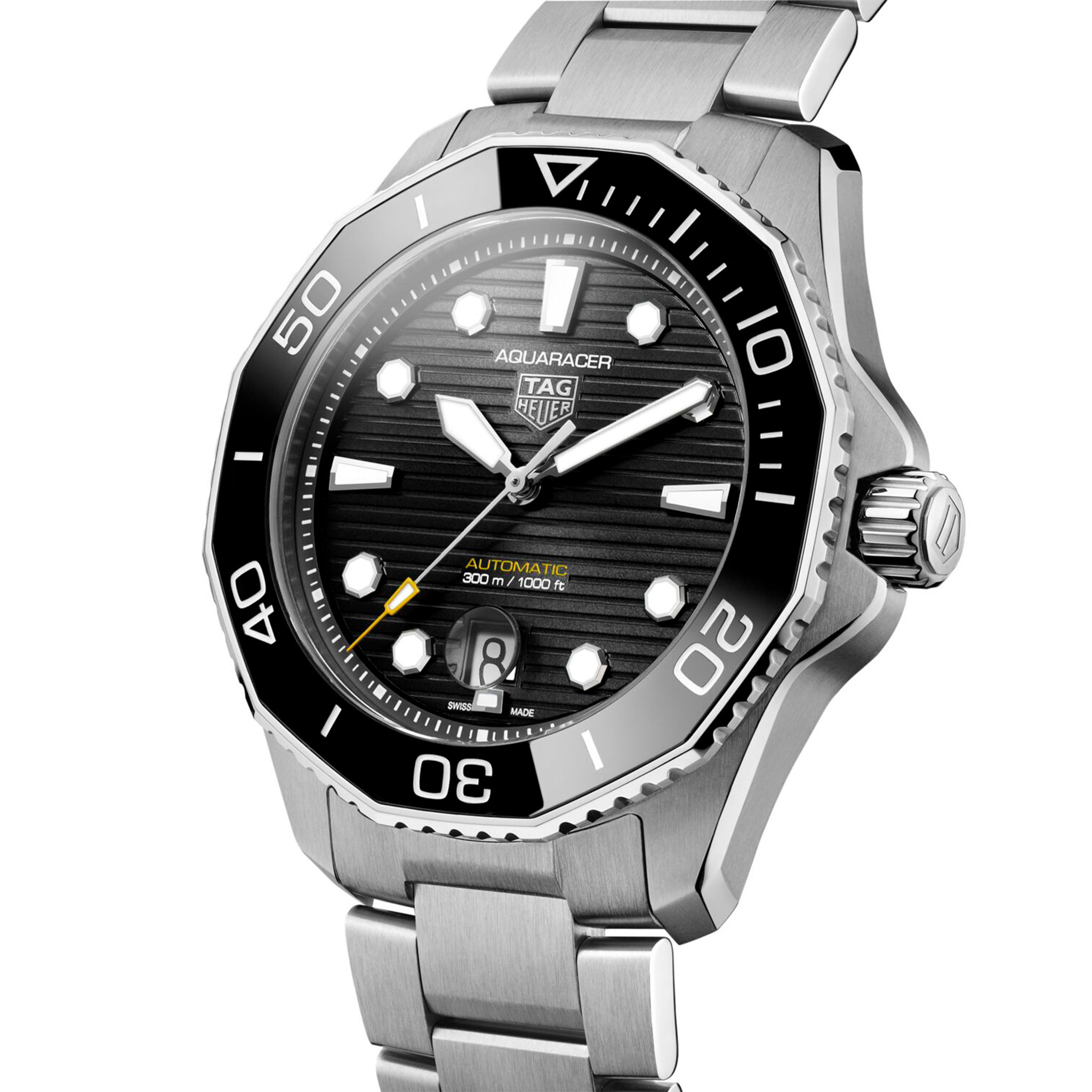 Reloj Tag Heuer Aquaracer 300m Quartz Black Dial Para Hombre