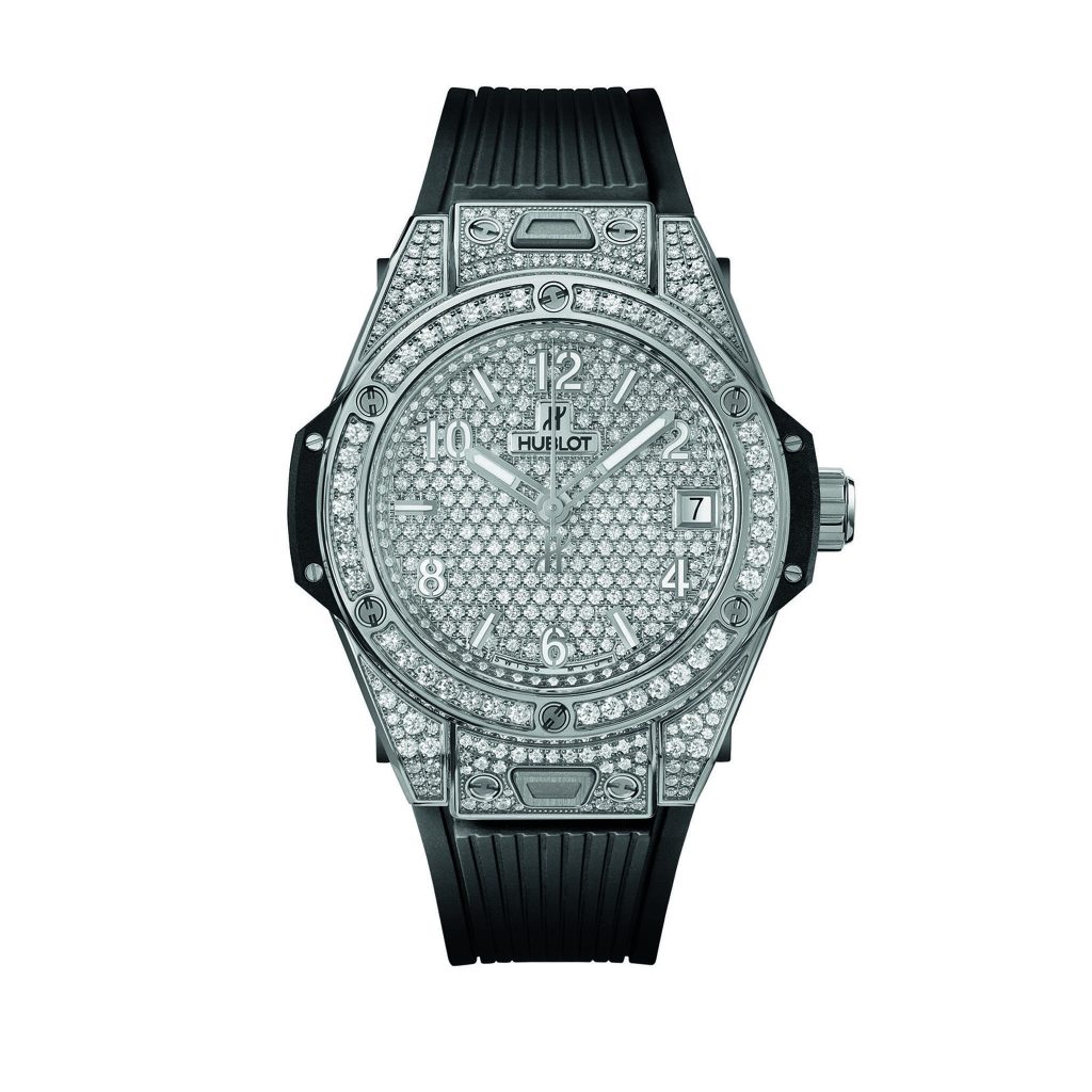 big-bang-one-click-steel-full-pave-front-view