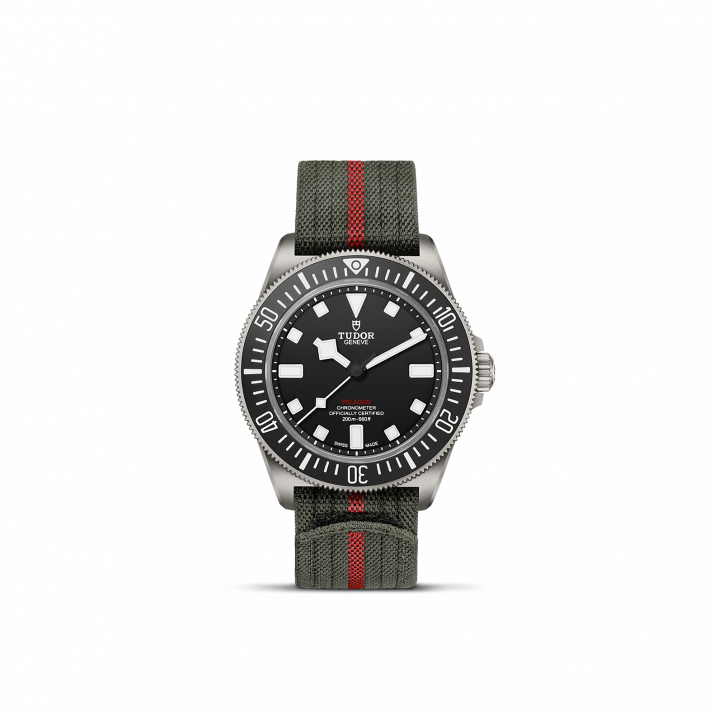 Tudor Pelagos FXD Bisel giratorio unidireccional, Correa de tejido M25717N-0001