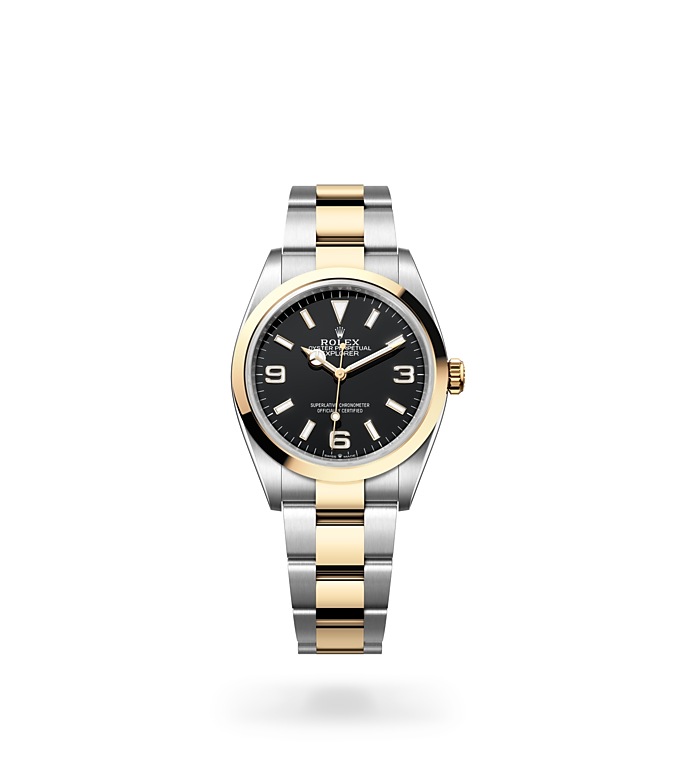 Reloj Rolex Explorer 36: acero Oystersteel y oro amarillo m124273-0001